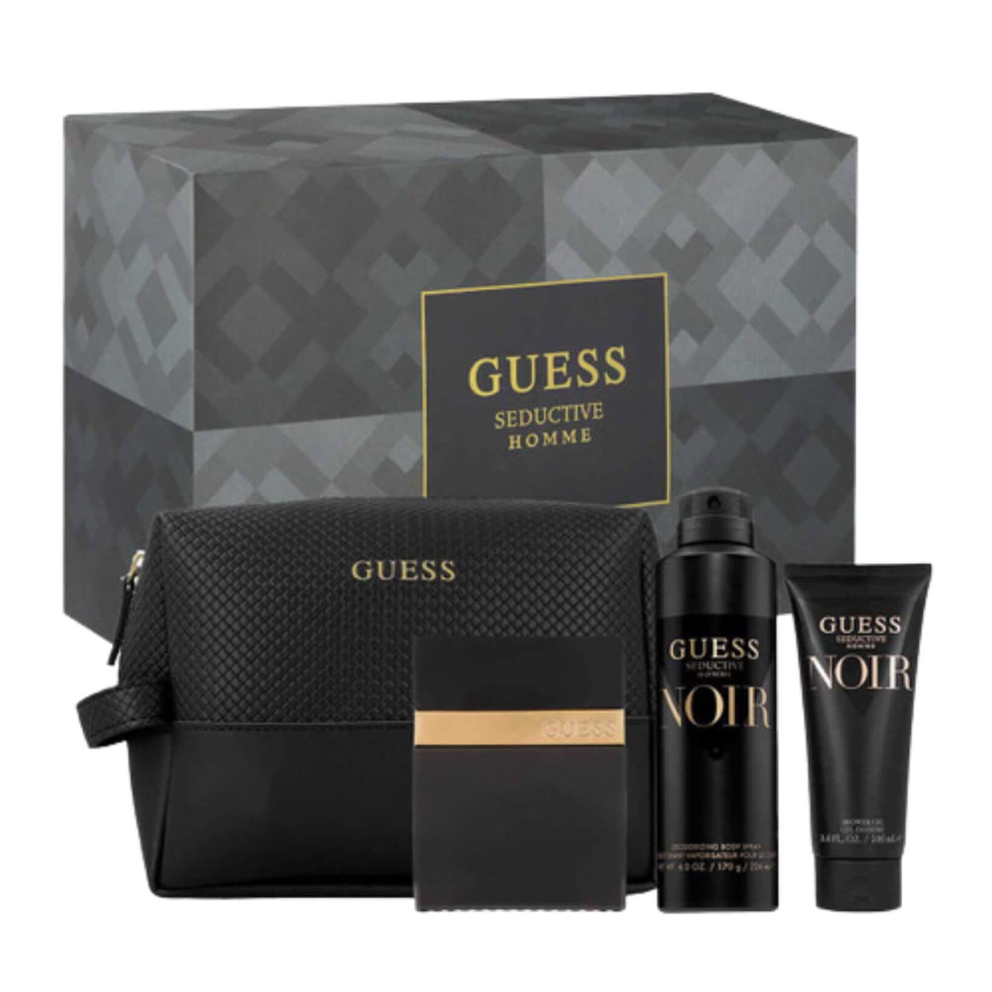 Foto 2 pulgar | Set de Perfume Guess Seductive Homme Noir 4 Piezas