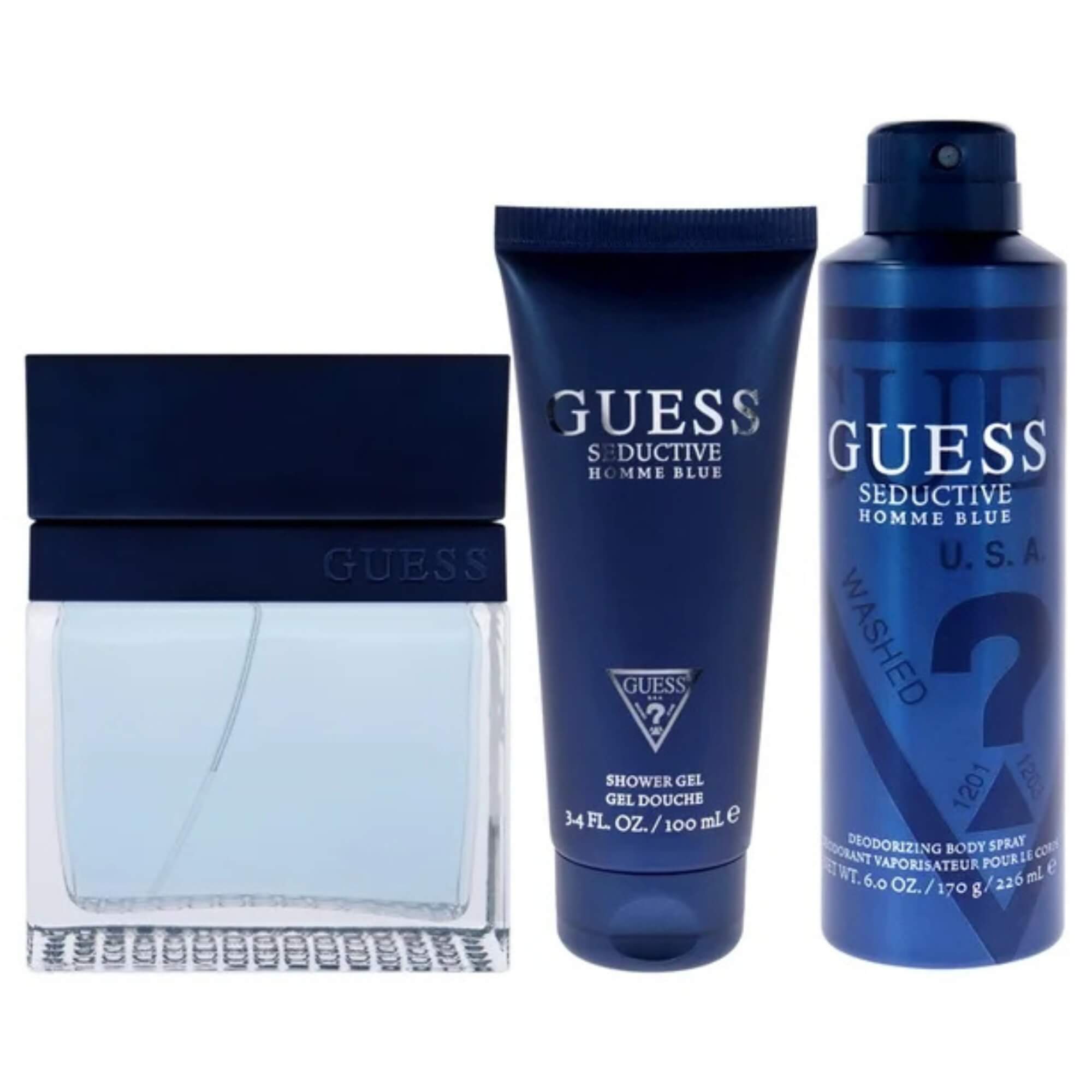Foto 5 pulgar | Set de Perfume Guess Seductive Homme Blue 4 Piezas
