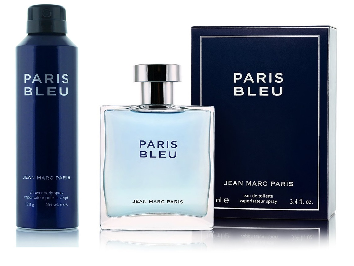Foto 2 pulgar | Kit Paris Bleu Edt 100 ml y Body Spray 170 g para Hombre