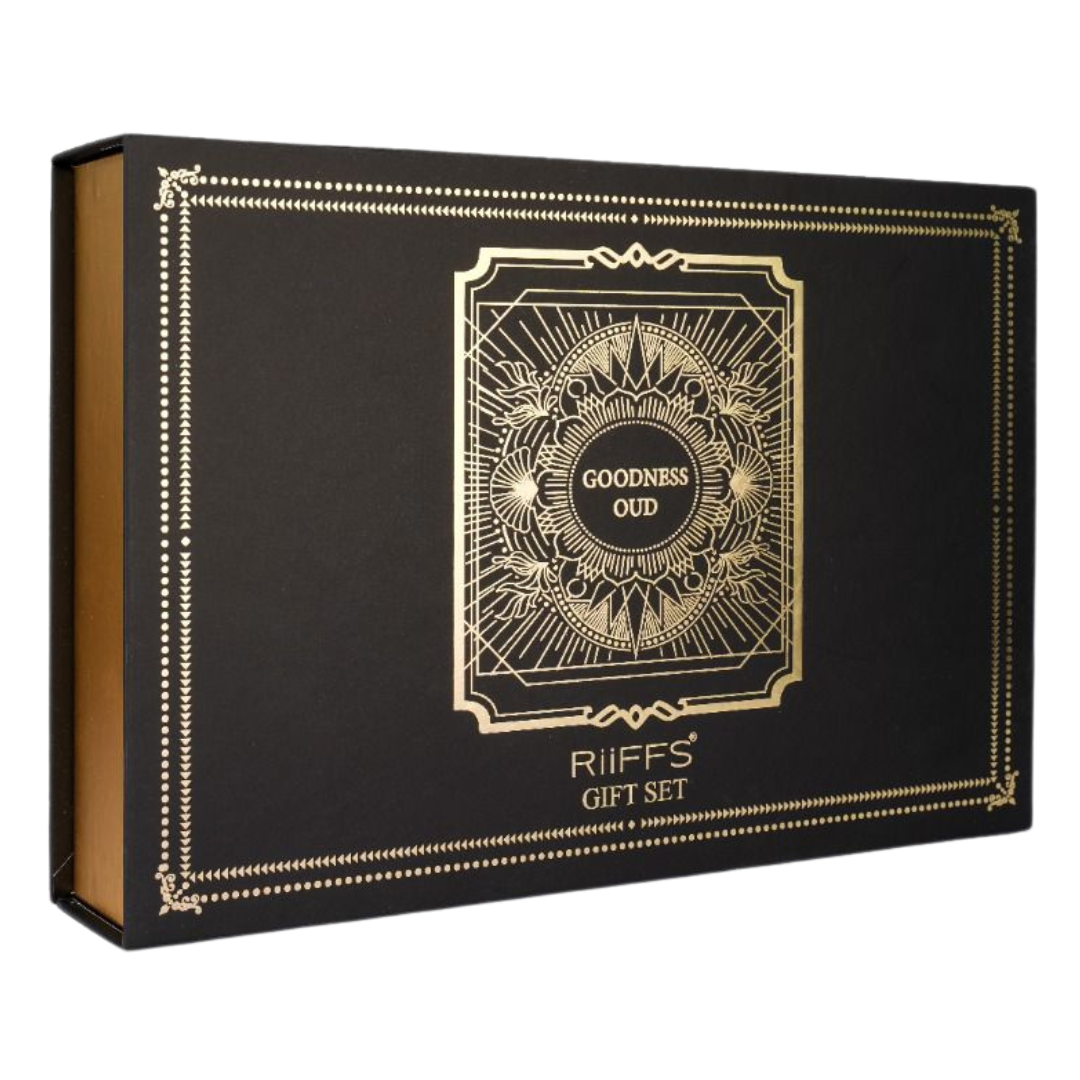 Foto 2 | Estuche 3pcs  Riiffs Goodness Oud Men  Edp/100 Ml/ Body Lotion 100ml/shower Gel 100ml