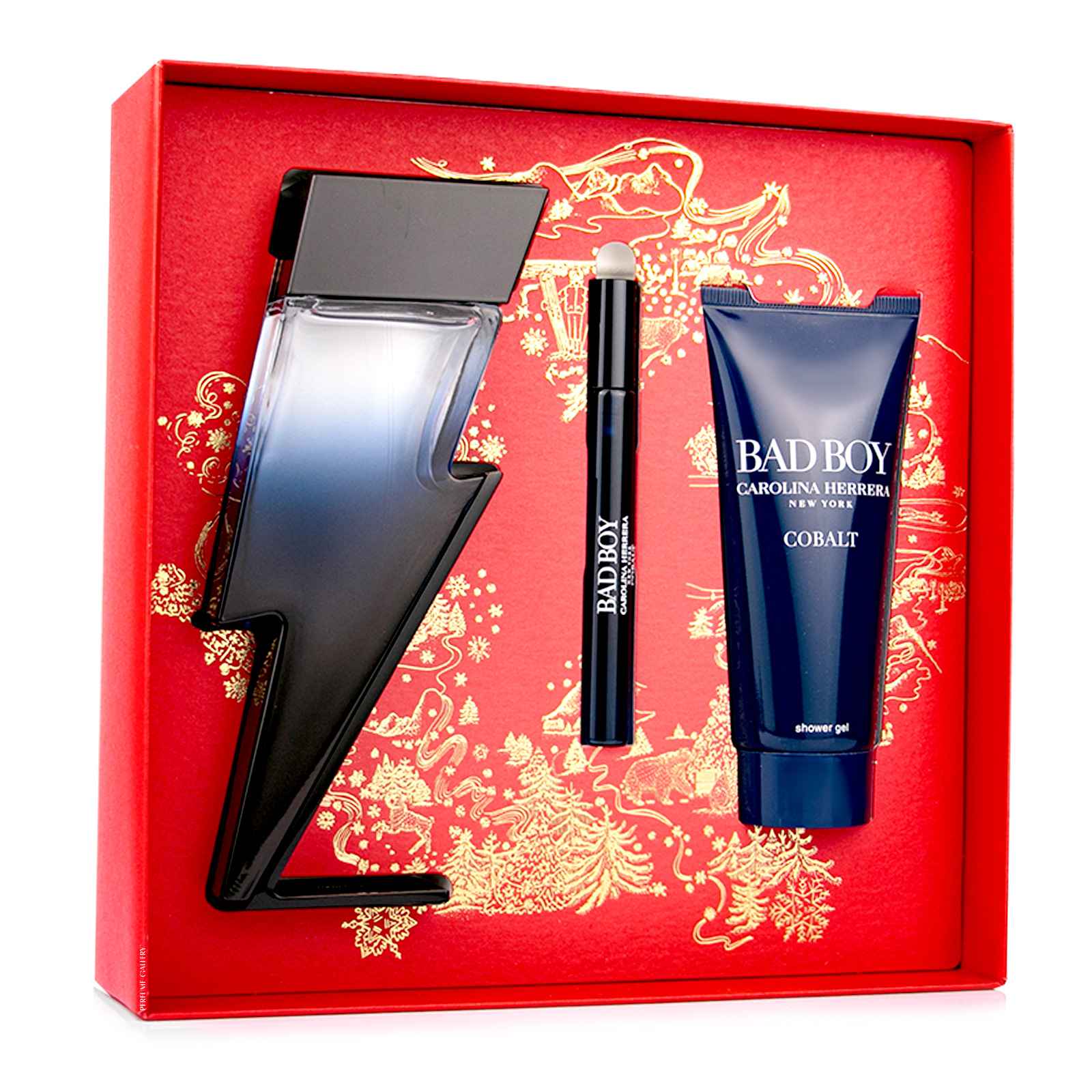 Foto 3 pulgar | Set Para Caballero Bad Boy Cobalt Edp 100ml + Gel De Ducha 100ml + Perfumero 10ml