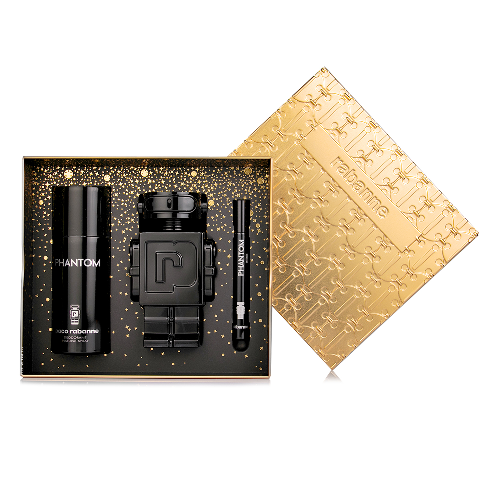 Foto 4 pulgar | Set Para Caballero Phantom Intense Parfum 100ml + Desodorante 150ml + Perfumero 10ml