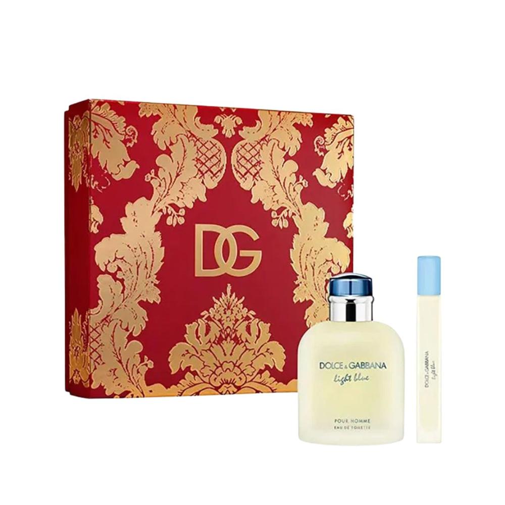 Set de Perfume Dolce & Gabbana Light Blue 2 Piezas para Hombre