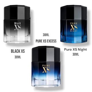 Foto 2 | Set Paco Rabbane Black Xs, Pure Xs, Pure Xs Night 3 Piezas 30ml Cada Uno