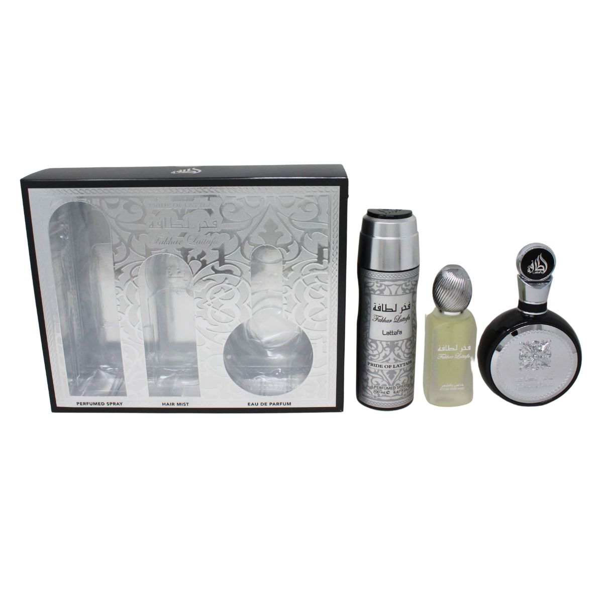 Foto 2 pulgar | Lattafa Fakhar Set De 3 Pz Con Body Mist Para Hombre