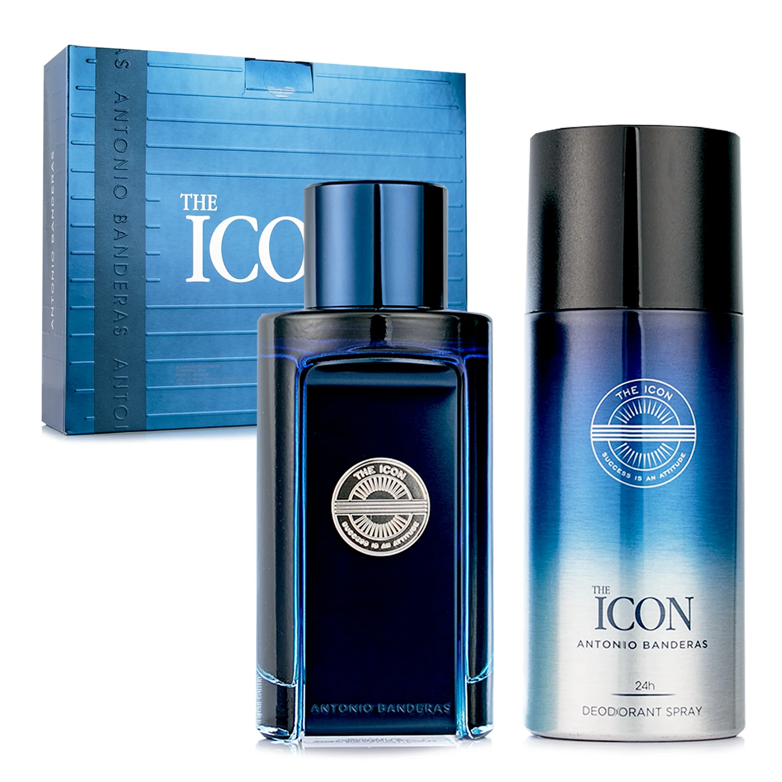 Foto 2 pulgar | Set de Perfume Antonio Banderas The Icon Edt 100 ml + Desodorante 150 ml