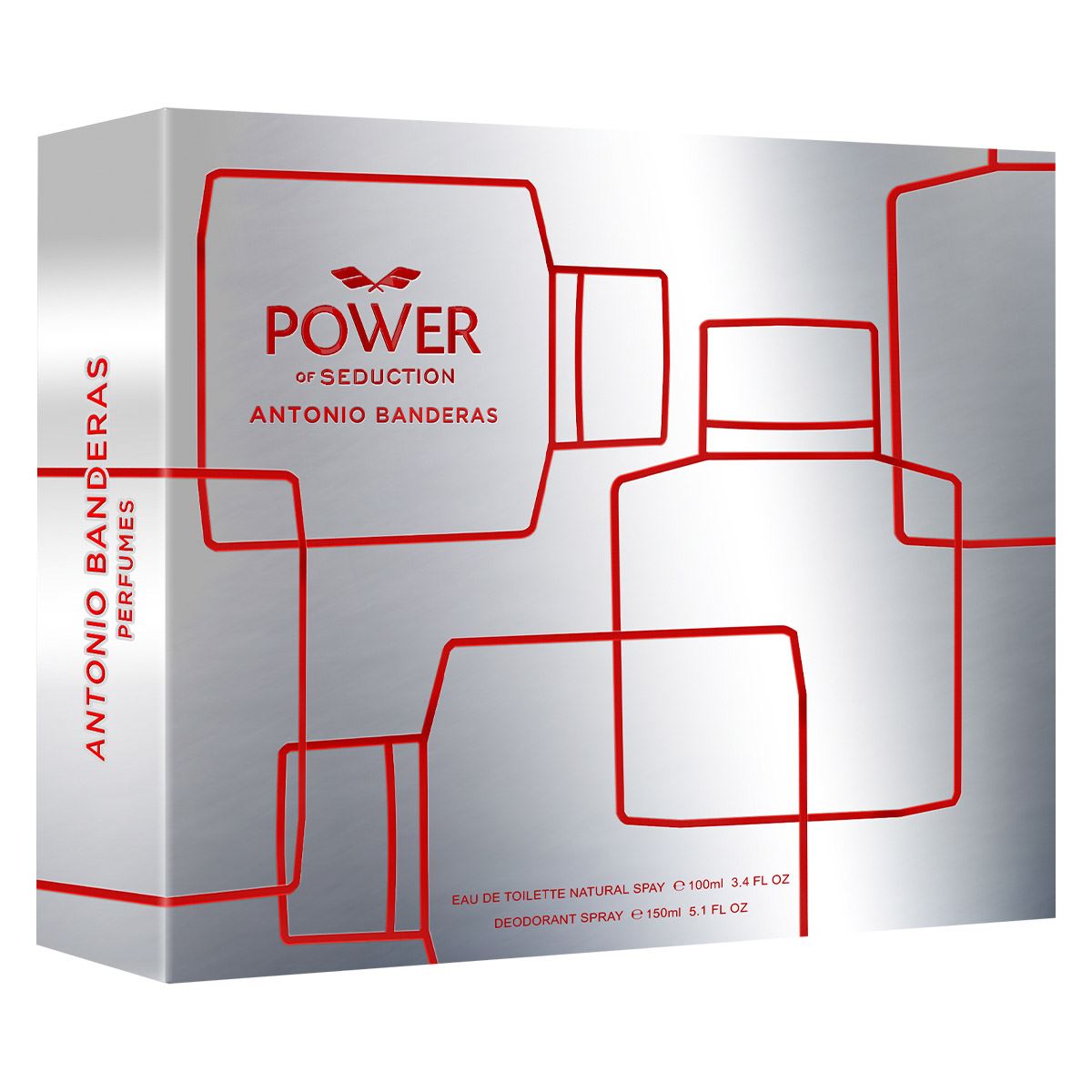 Foto 3 pulgar | Set para Hombre Antonio Banderas Power Of Seduction Fragancia Edt 100 ml + Desodorante 150 ml