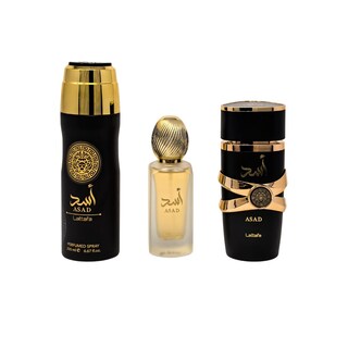 Foto 1 | Lattafa Asad Set De 3 Pz Con Body Mist Para Hombre