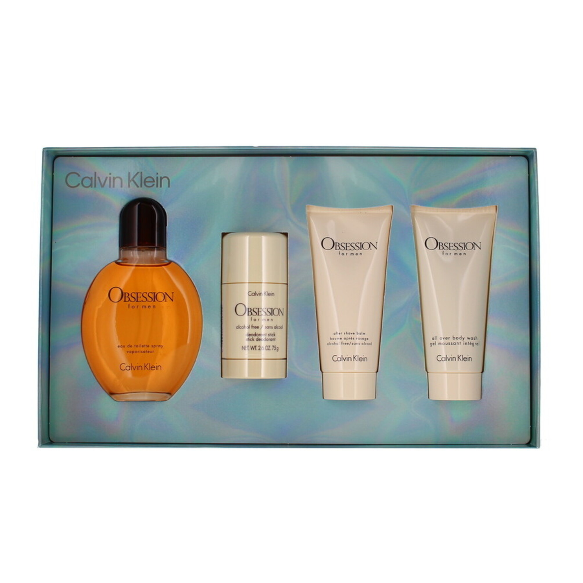 Foto 1 | Set de Perfume Calvin Klein Obsession 4 Piezas para Hombre-Venta Internacional
