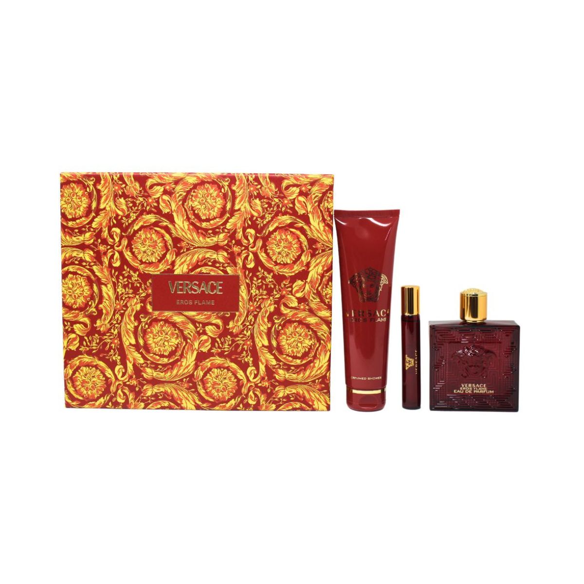 Foto 2 pulgar | Estuche para Hombre Versace Eros Flame 3 Piezas