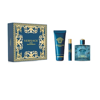 Foto 1 | Set De Regalo Perfume Versace Eros Para Hombre: 100 Ml Edt Y 150 Ml De Gel - Venta Internacional.
