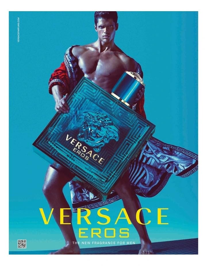 Foto 4 pulgar | Set De Regalo Perfume Versace Eros Para Hombre: 100 Ml Edt Y 150 Ml De Gel - Venta Internacional.