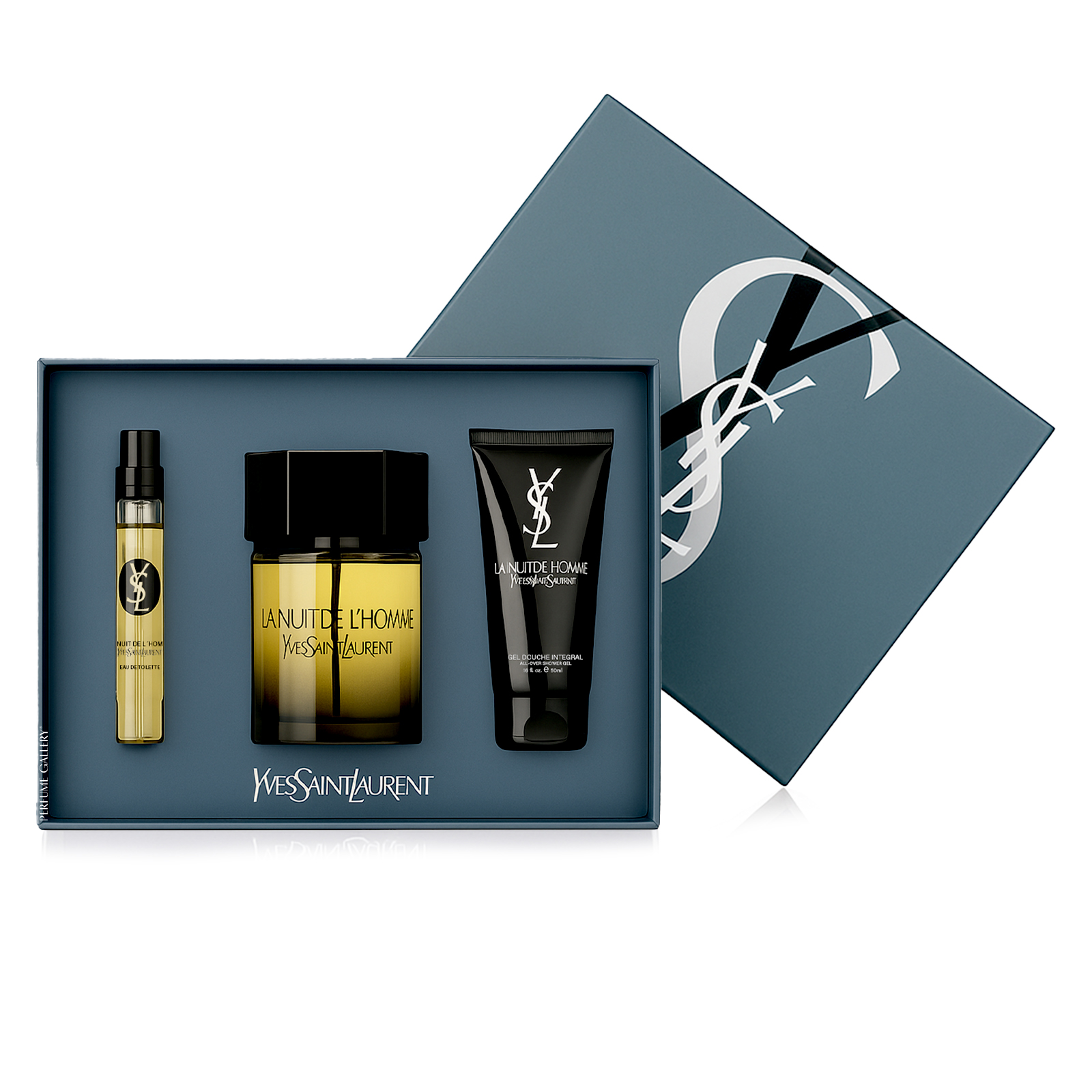Foto 4 pulgar | Set Para Caballero La Nuit De L Homme Edt 100ml + Gel De Ducha 50ml + Perfumero 10ml