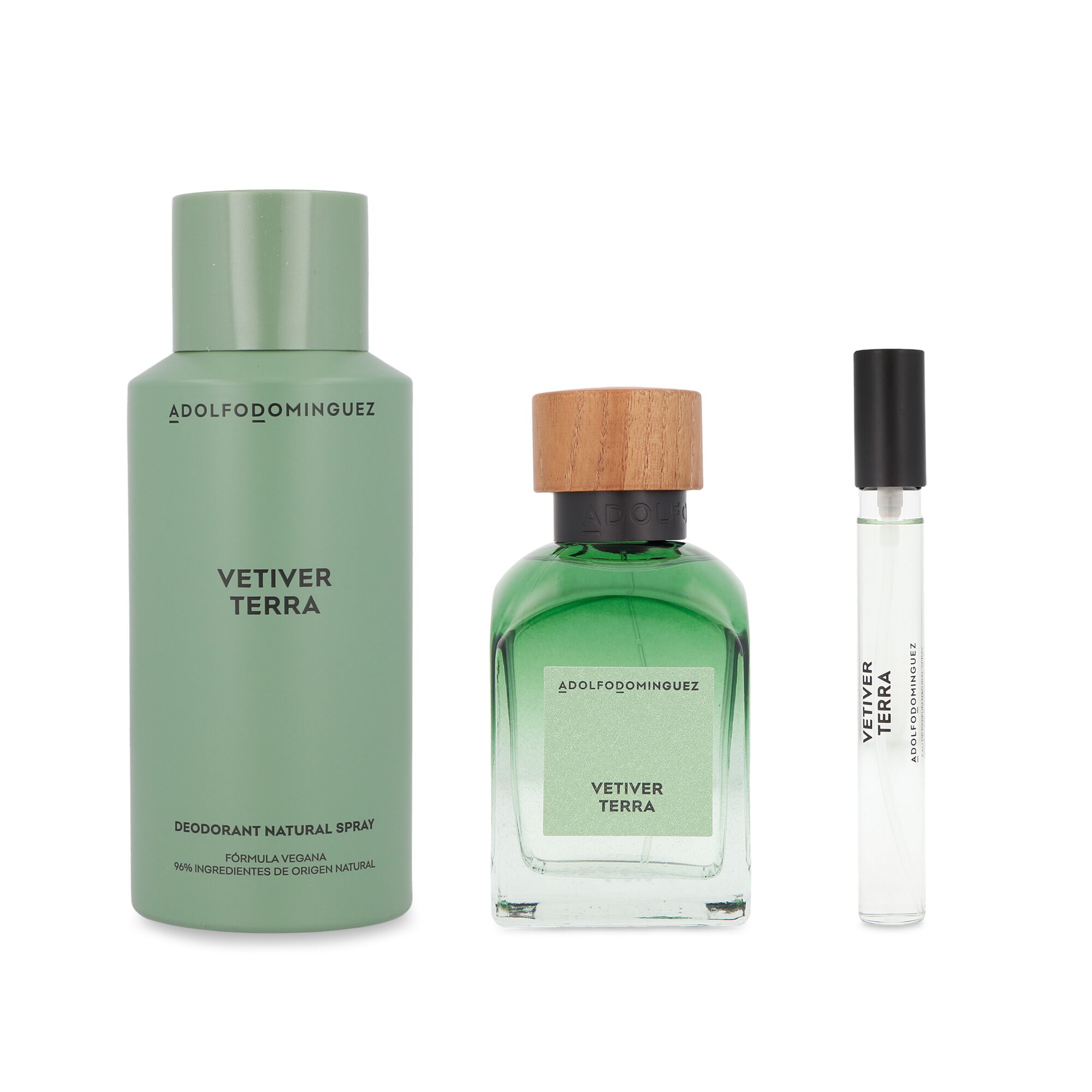 Foto 1 | Set Adolfo Dominguez Vetiver Terra 3 Piezas