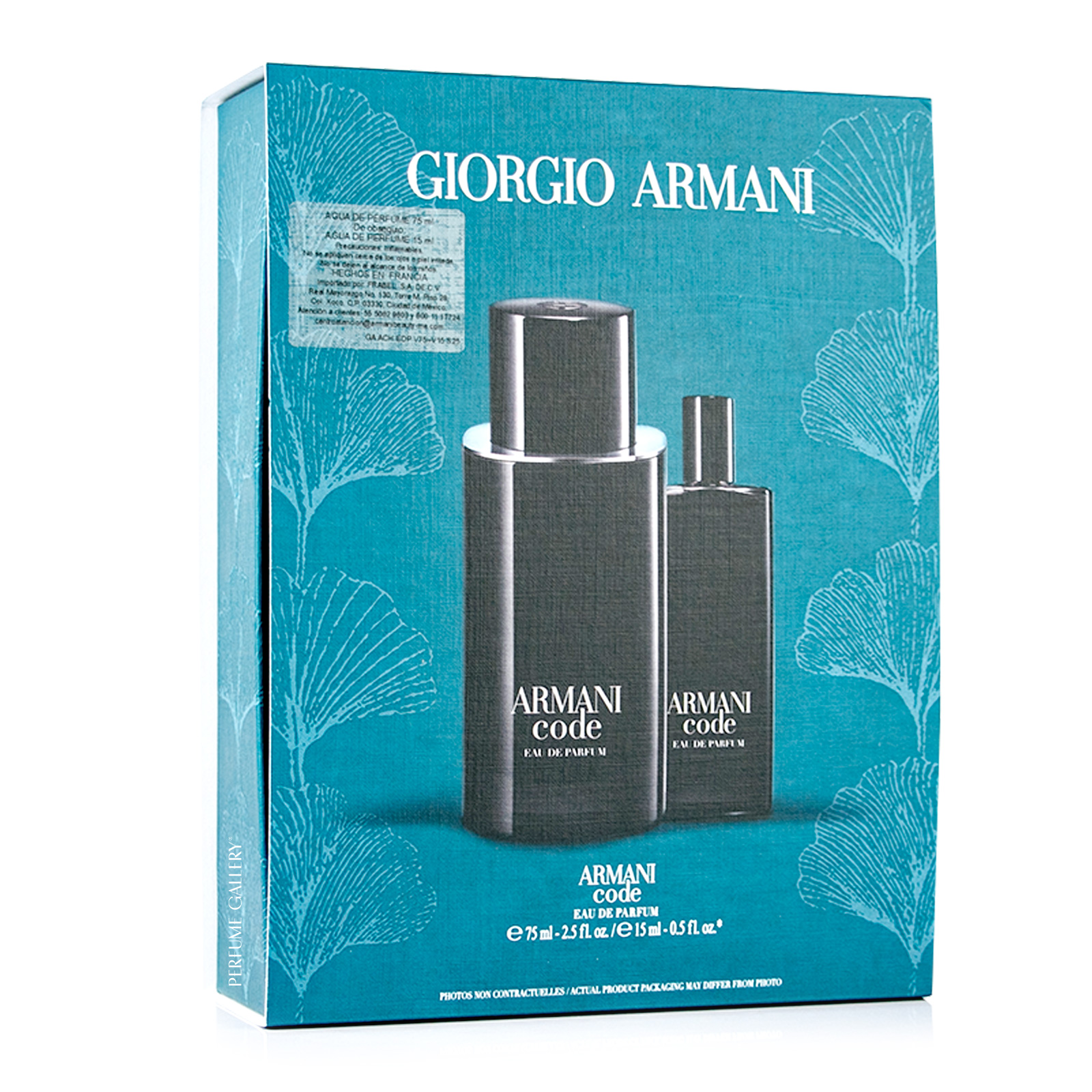 Foto 5 pulgar | Set Para Caballero Armani Code Edp 75ml + Armani Code Edp 15ml