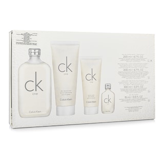 Foto 4 | Set De Perfume Para Hombres Y Mujeres Ck One Edt 200ml + Locion Hidratante 200ml + Gel De Ducha 100ml + Replica 15ml