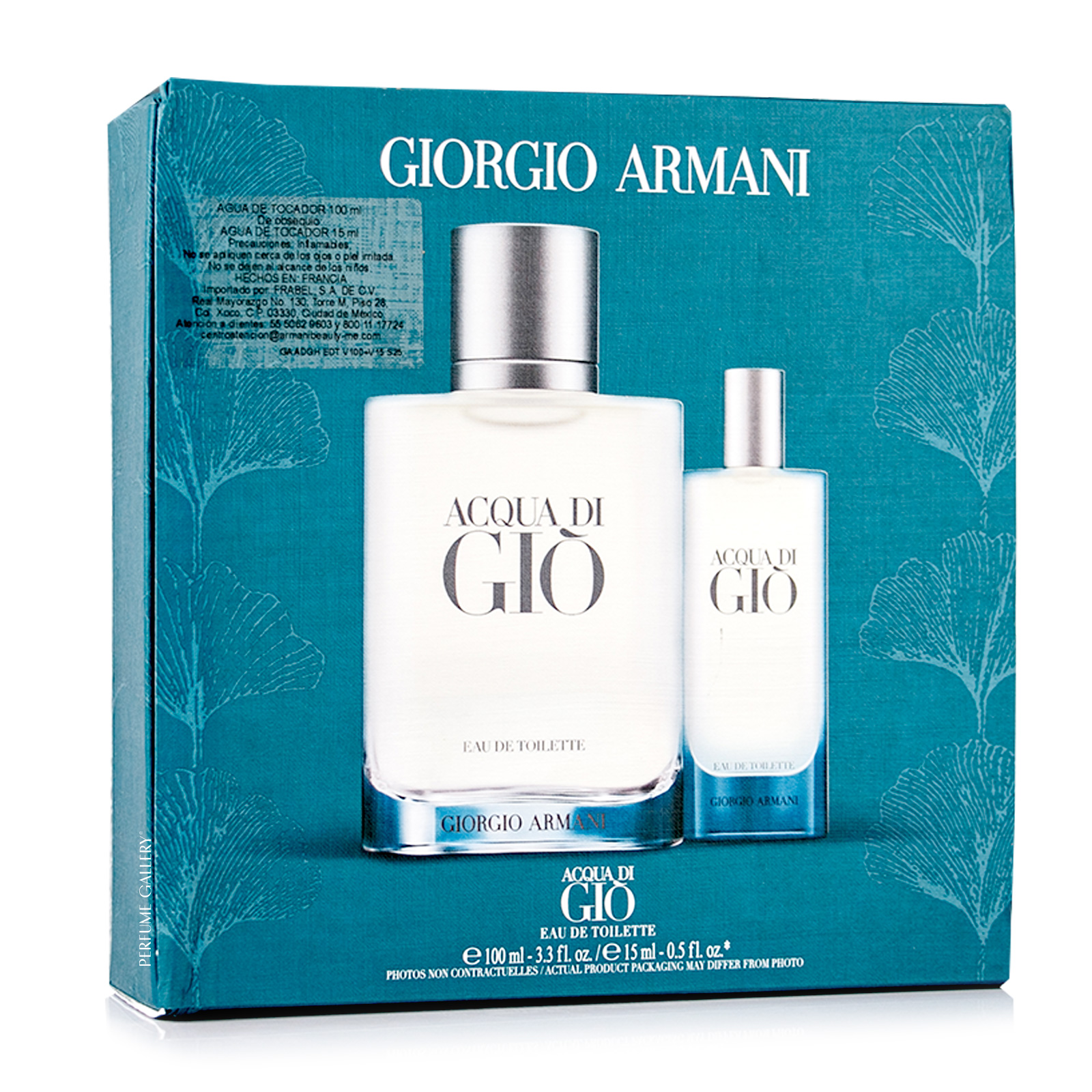 Foto 5 pulgar | Set Para Caballero Acqua Di Gio Edt 100ml + Aqua Di Gio Edt 15ml