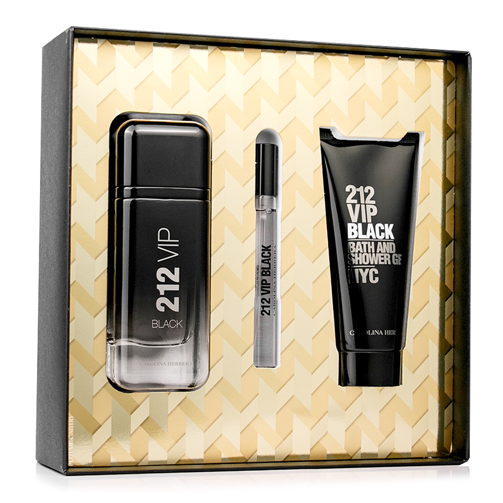 Foto 3 pulgar | Set Para Caballero 212 Vip Black Edp 100ml + Gel De Ducha 100 Ml + Perfumero 10 Ml