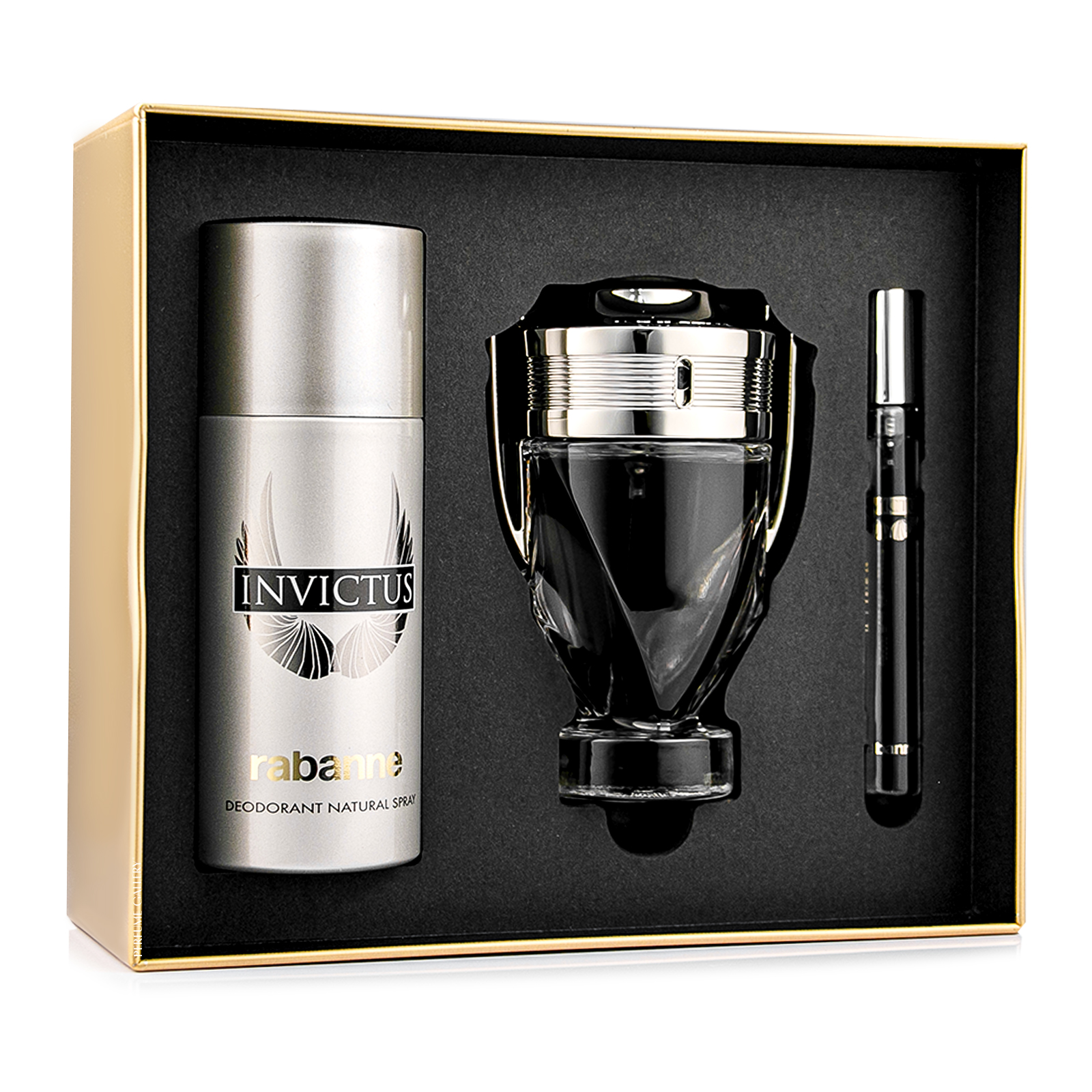 Foto 3 pulgar | Set Para Caballero Invictus Edt 100ml + Desodorante 150 Ml + Perfumero 10ml