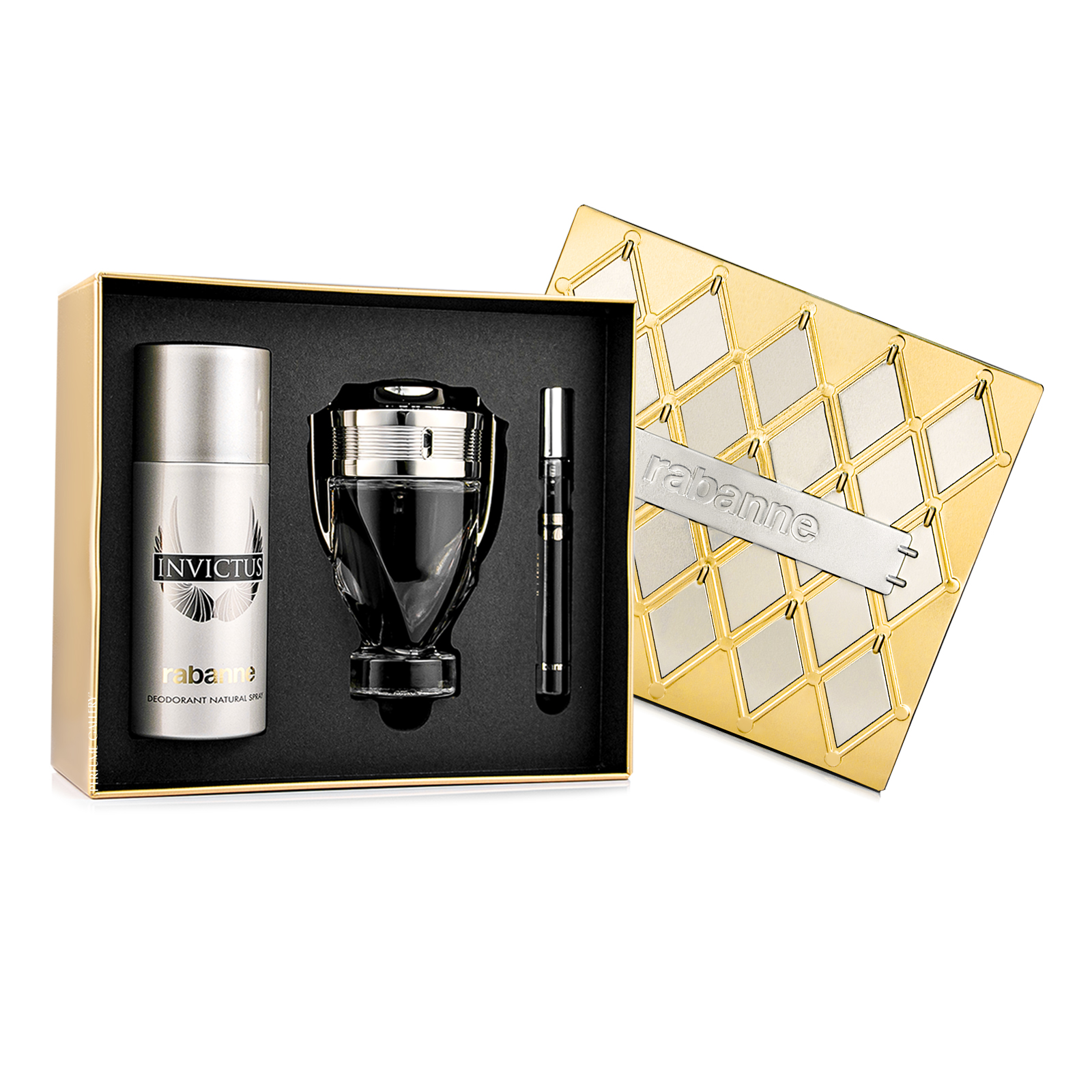 Foto 4 pulgar | Set Para Caballero Invictus Edt 100ml + Desodorante 150 Ml + Perfumero 10ml