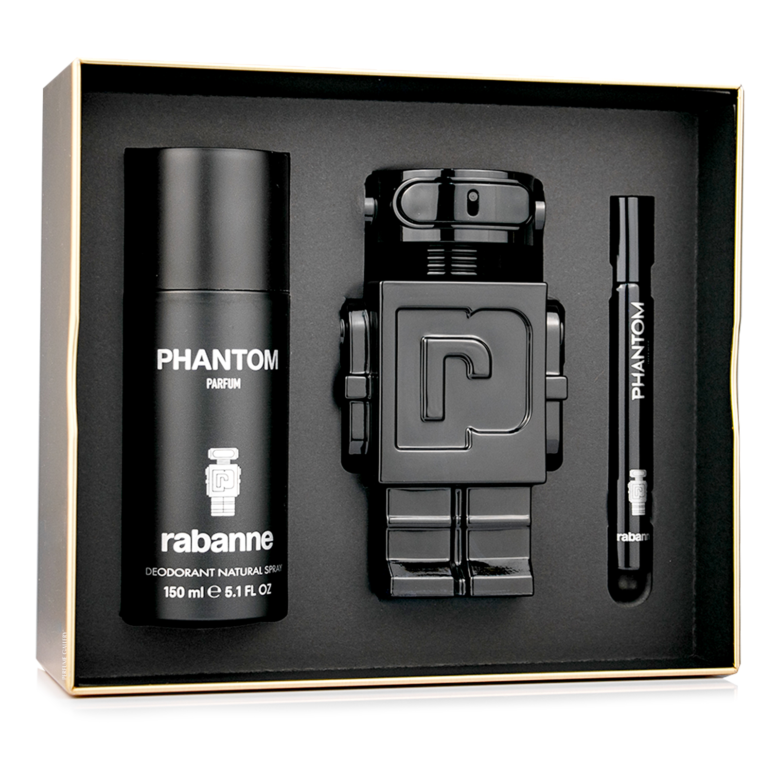 Foto 3 pulgar | Set Para Caballero Phantom Intense Edp 100ml + Desodorante 150ml + Perfumero 10ml