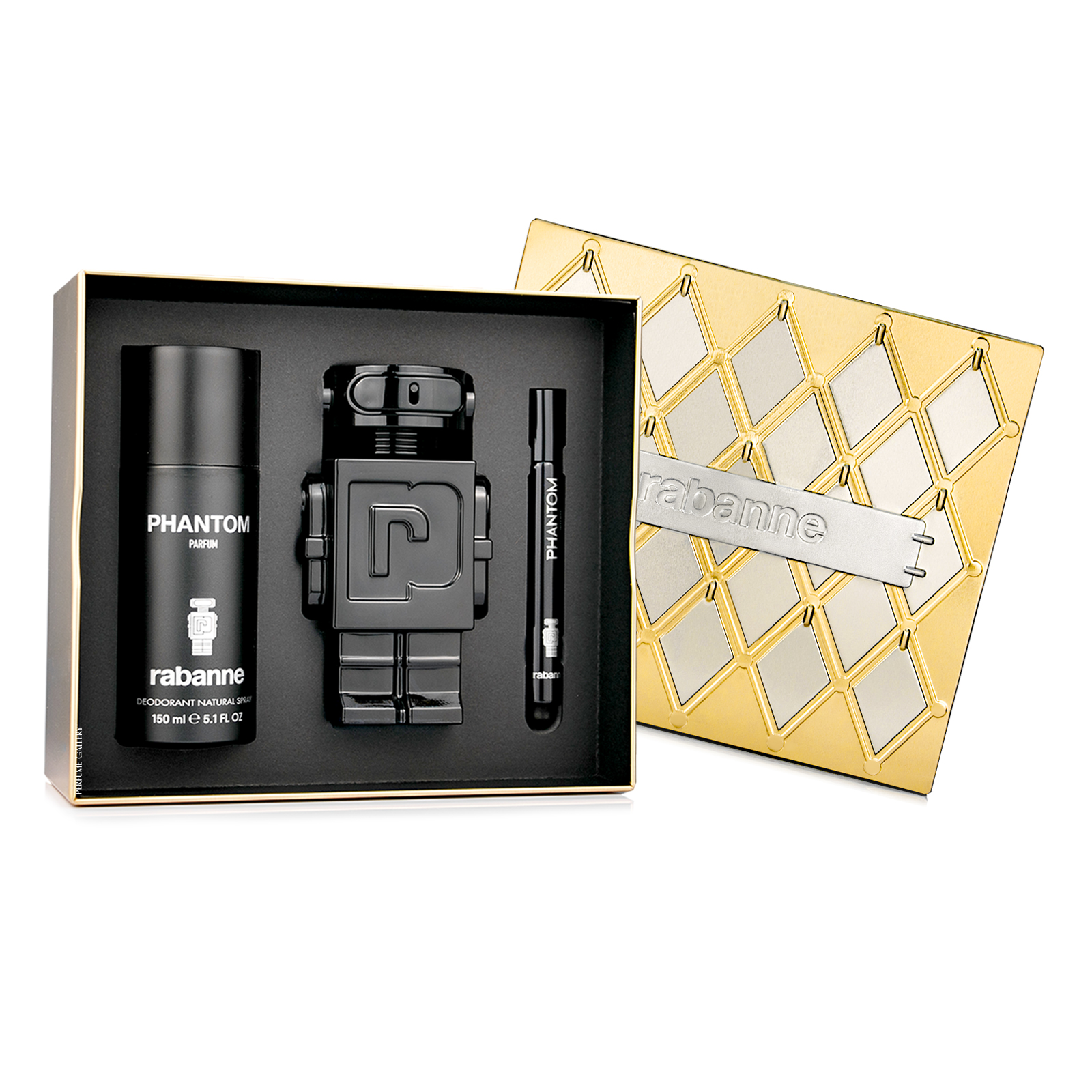 Foto 4 pulgar | Set Para Caballero Phantom Intense Edp 100ml + Desodorante 150ml + Perfumero 10ml