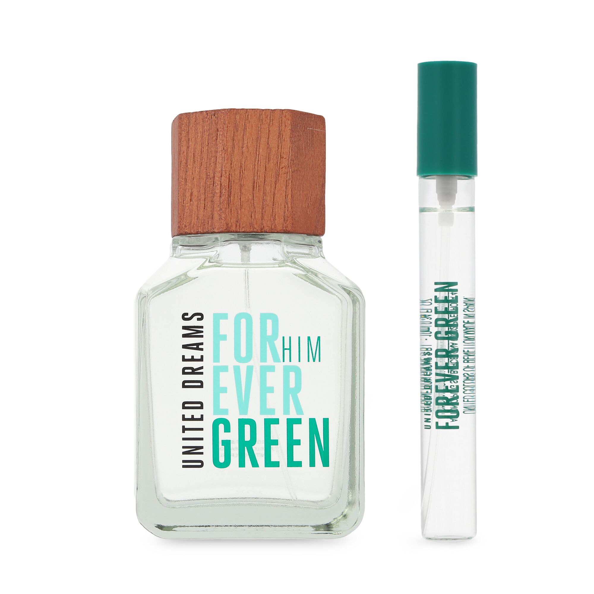 Set Benetton United Dreams Forever Green Man 2 Piezas