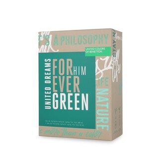 Foto 2 | Set Benetton United Dreams Forever Green Man 2 Piezas