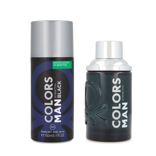 Foto 1 | Set Benetton Colors Black 2 Piezas