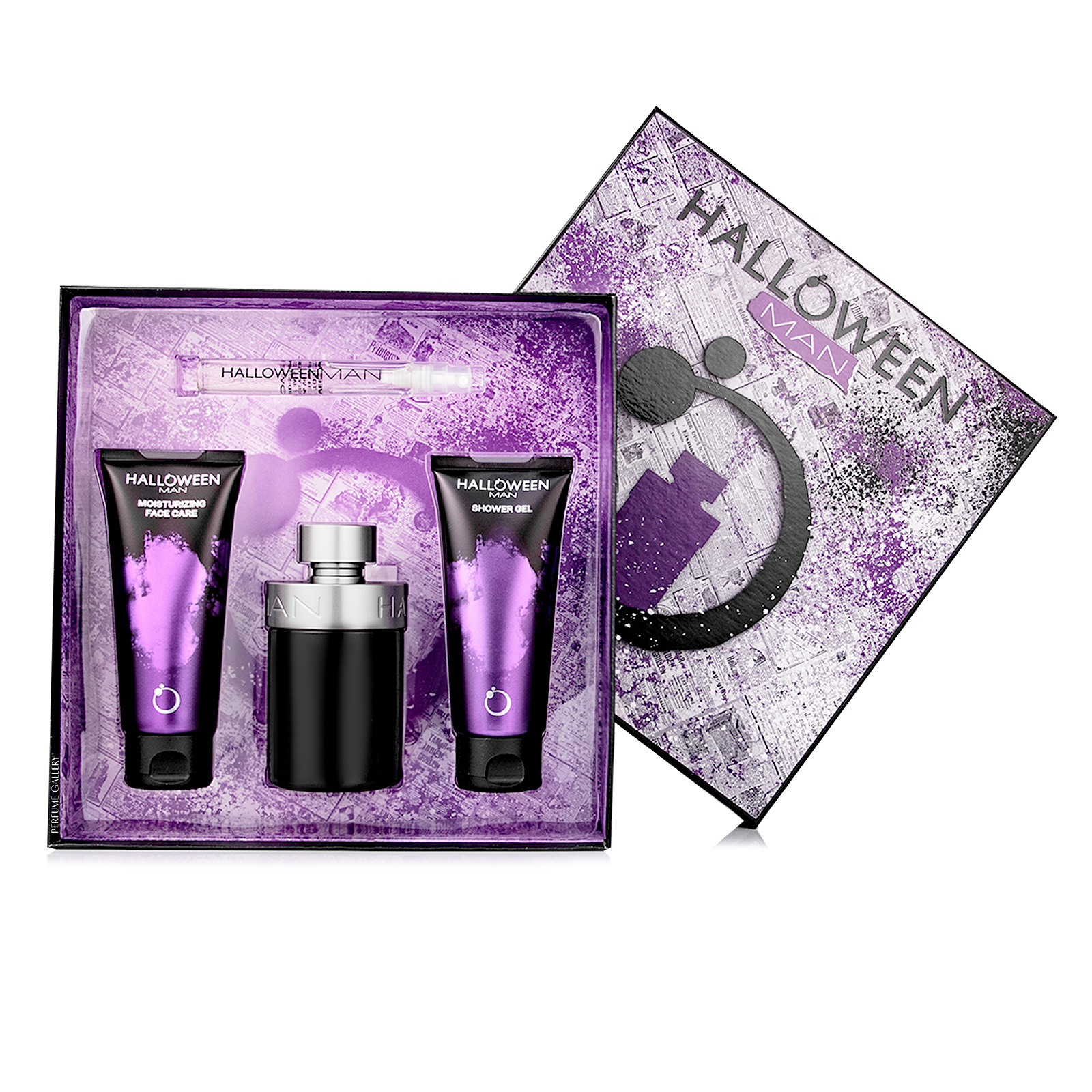 Foto 3 | Set Para Caballero Halloween Man Edt 125ml + Shower Gel + Moisturizing Face Care + Perfumero