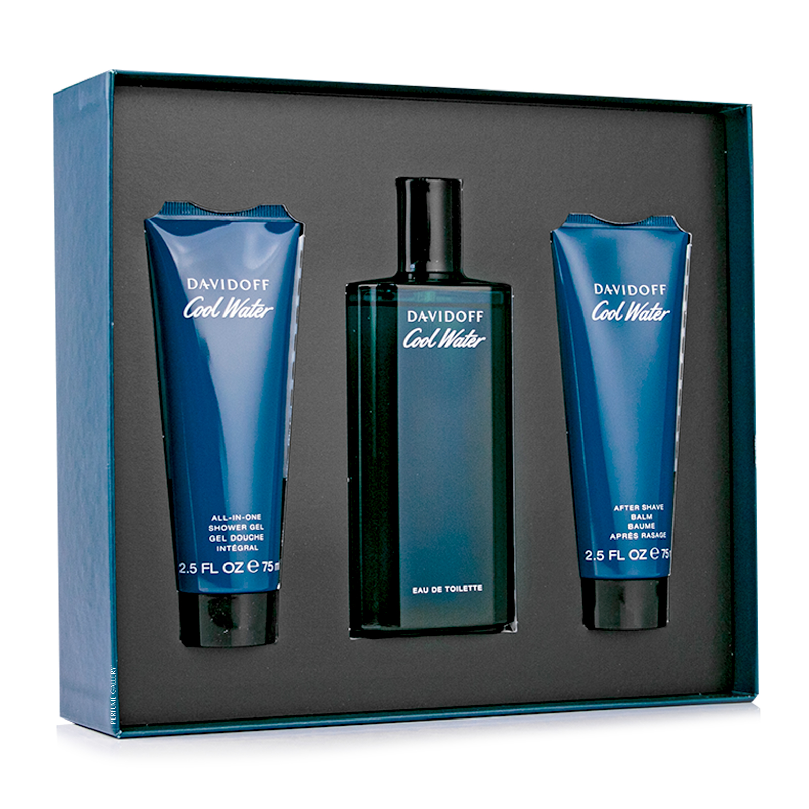 Foto 4 pulgar | Set Para Caballero Cool Water Edt 125ml + Gel De Ducha 75ml + Crema Para Despues De Afeitar 75ml