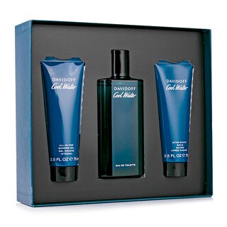Foto 3 | Set Para Caballero Cool Water Edt 125ml + Gel De Ducha 75ml + Crema Para Despues De Afeitar 75ml