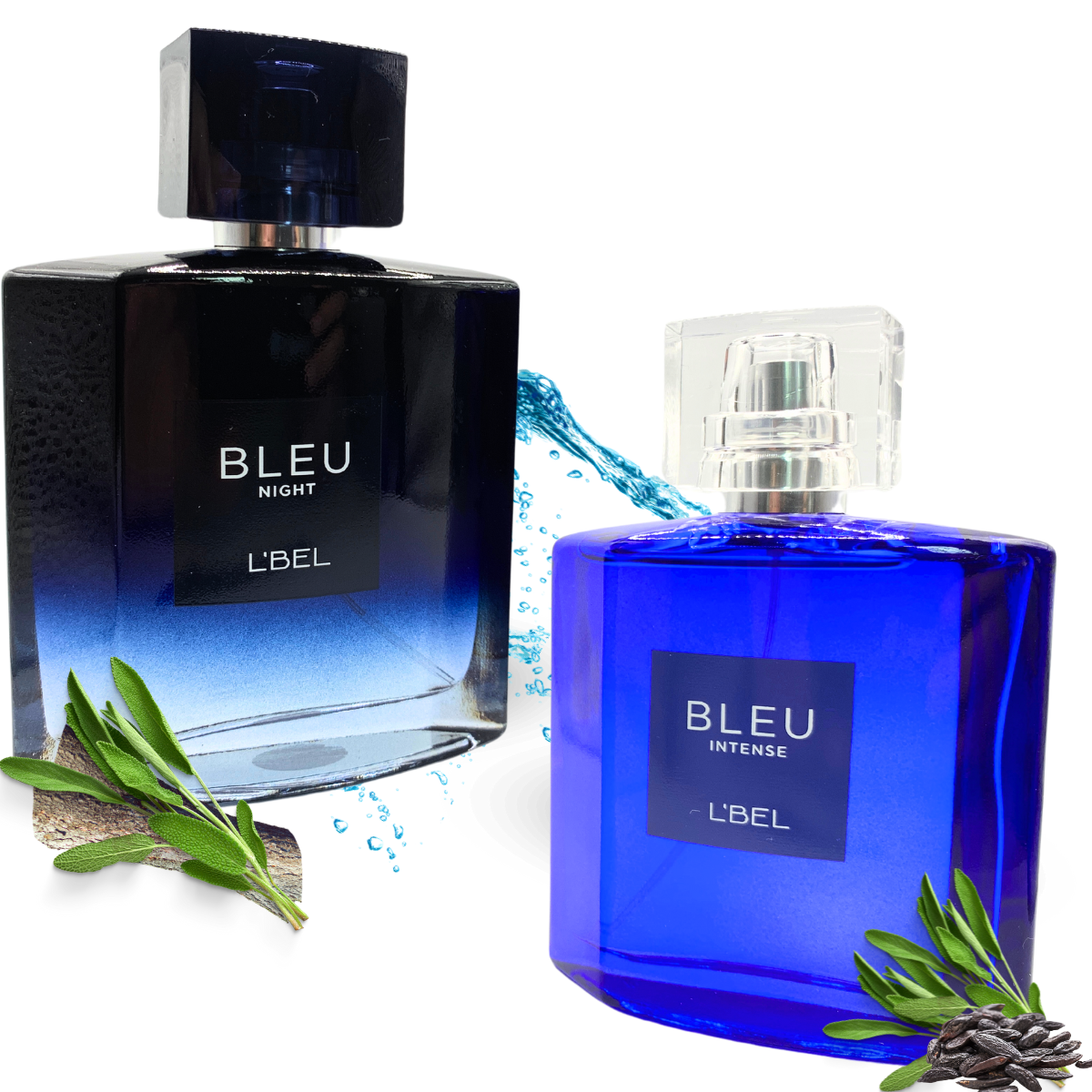 Foto 2 pulgar | Set Perfumes Para Hombre L'bel  Bleu Intense + Bleu Night Masculino
