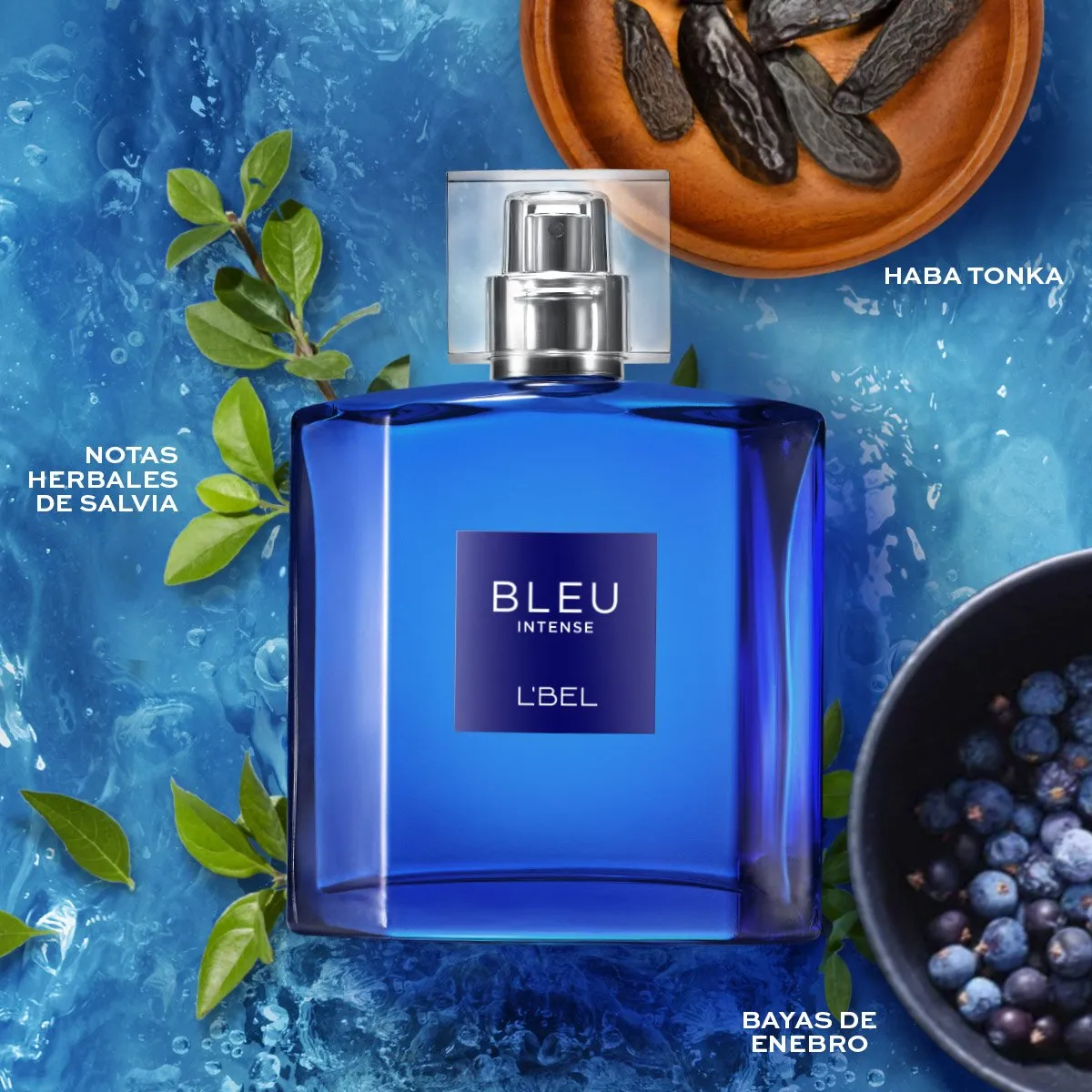 Foto 3 pulgar | Set Perfumes Para Hombre L'bel  Bleu Intense + Bleu Night Masculino