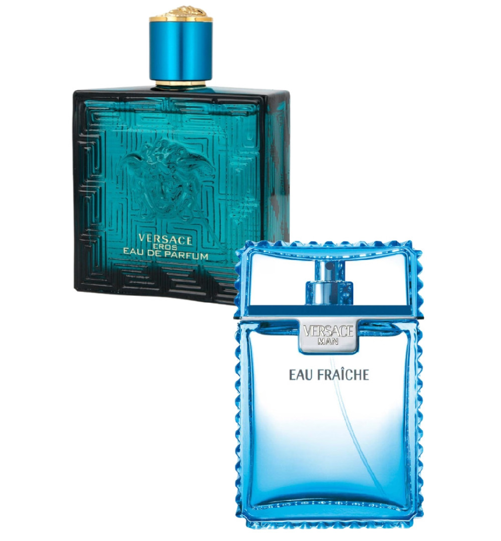 Foto 2 pulgar | Versace Eros 100 Ml Edp Caballero Y Versace Eau Fraiche 05 Ml Edp Caballero