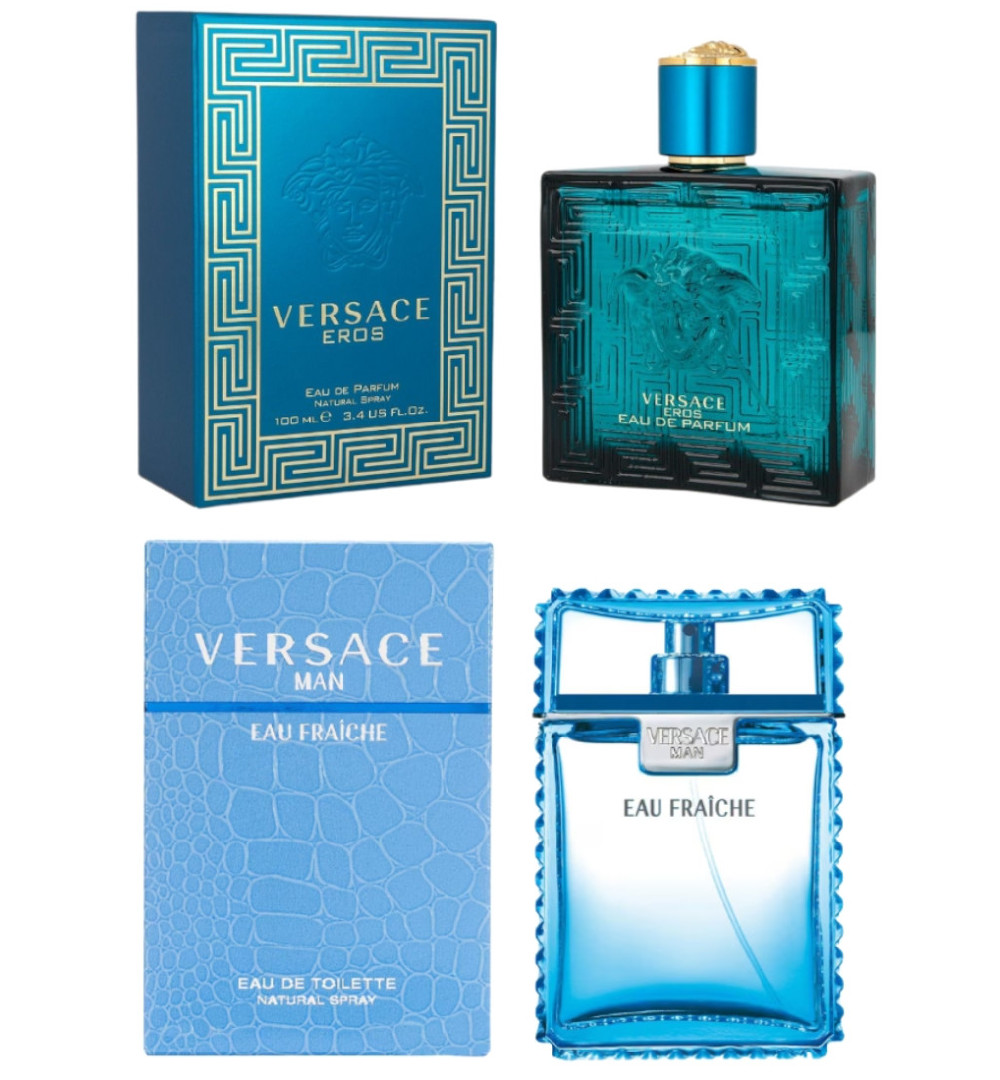 Foto 2 | Versace Eros 100 Ml Edp Caballero Y Versace Eau Fraiche 05 Ml Edp Caballero