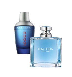 Foto 1 | Hugo Boss Dark Blue 75 Ml Edt Caballero Y Nautica Voyage 100 Ml Edt Caballero