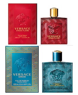 Foto 1 | Set De Fragancias Para Hombre Versace Eros Eau De Parfum 100 Ml + Eros Flame Eau De Parfum 100 Ml