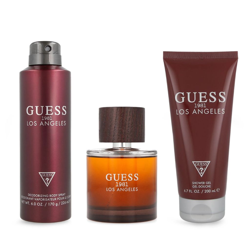 Foto 2 pulgar | Set Guess 1981 Los Angeles 100 Ml Eau De Toilette 3 Piezas para Hombre