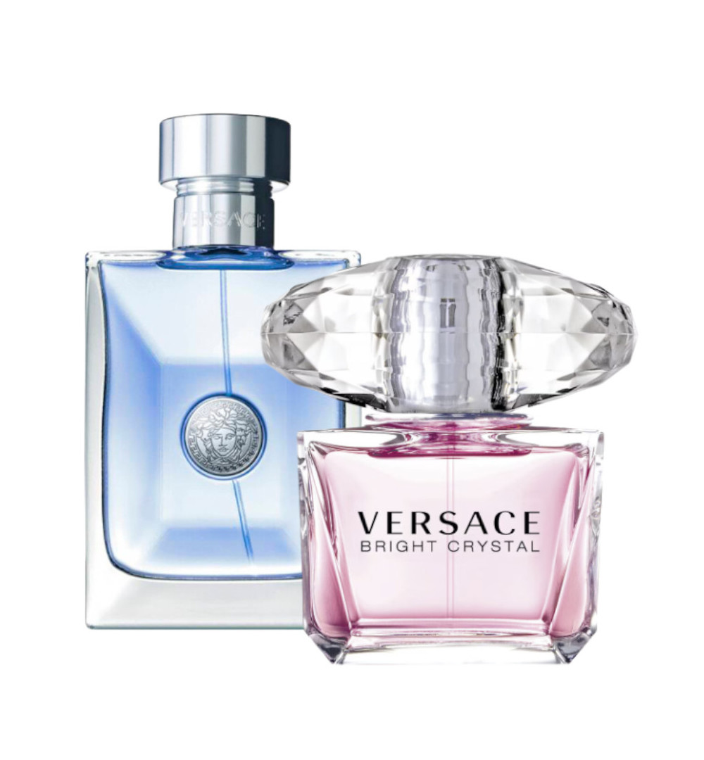 Foto 2 pulgar | Set de Perfumes Versace Homme y Bright Crystal para Hombre y Mujer