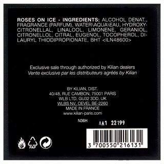 Foto 6 | Perfume Kilian Roses On Ice Eau de Parfum 50 Ml Unisex-Venta Internacional