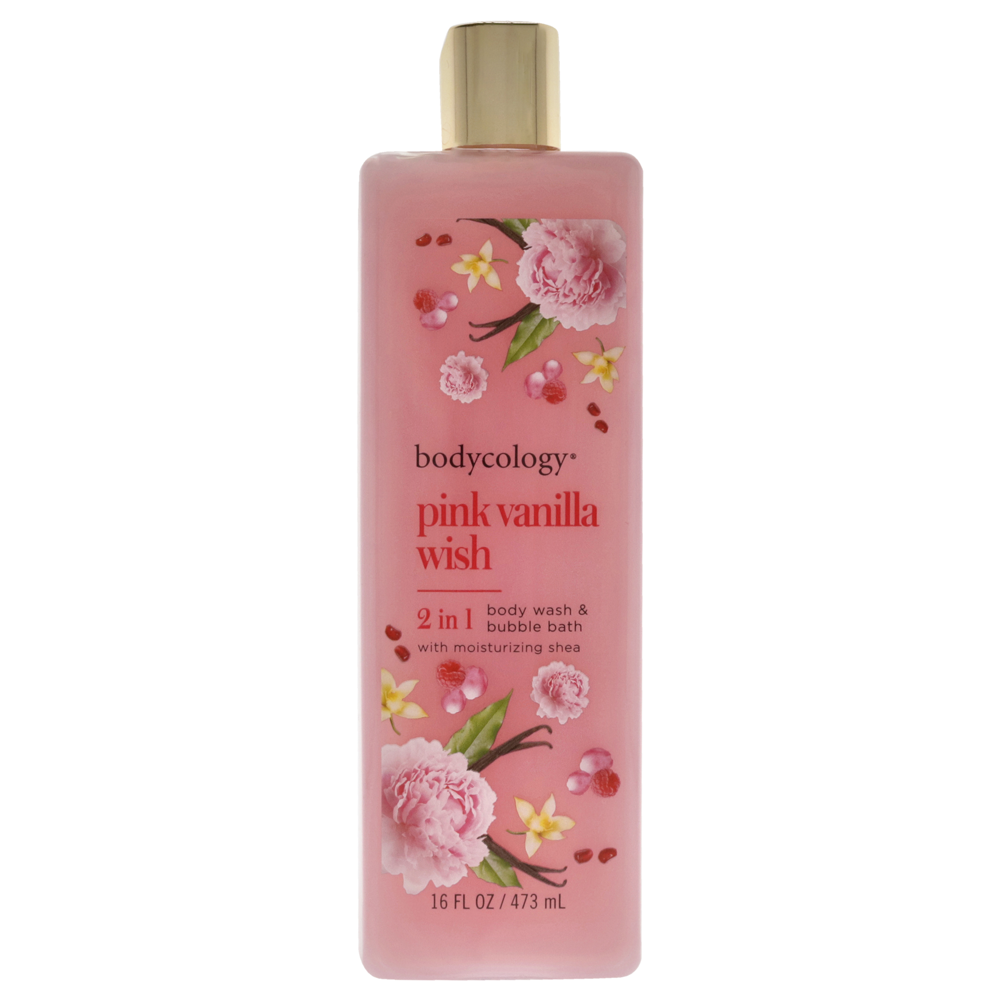 Foto 2 pulgar | Gel de Baño Bodycology Pink Vanilla Wish 2 En 1 473 Ml-Venta Internacional