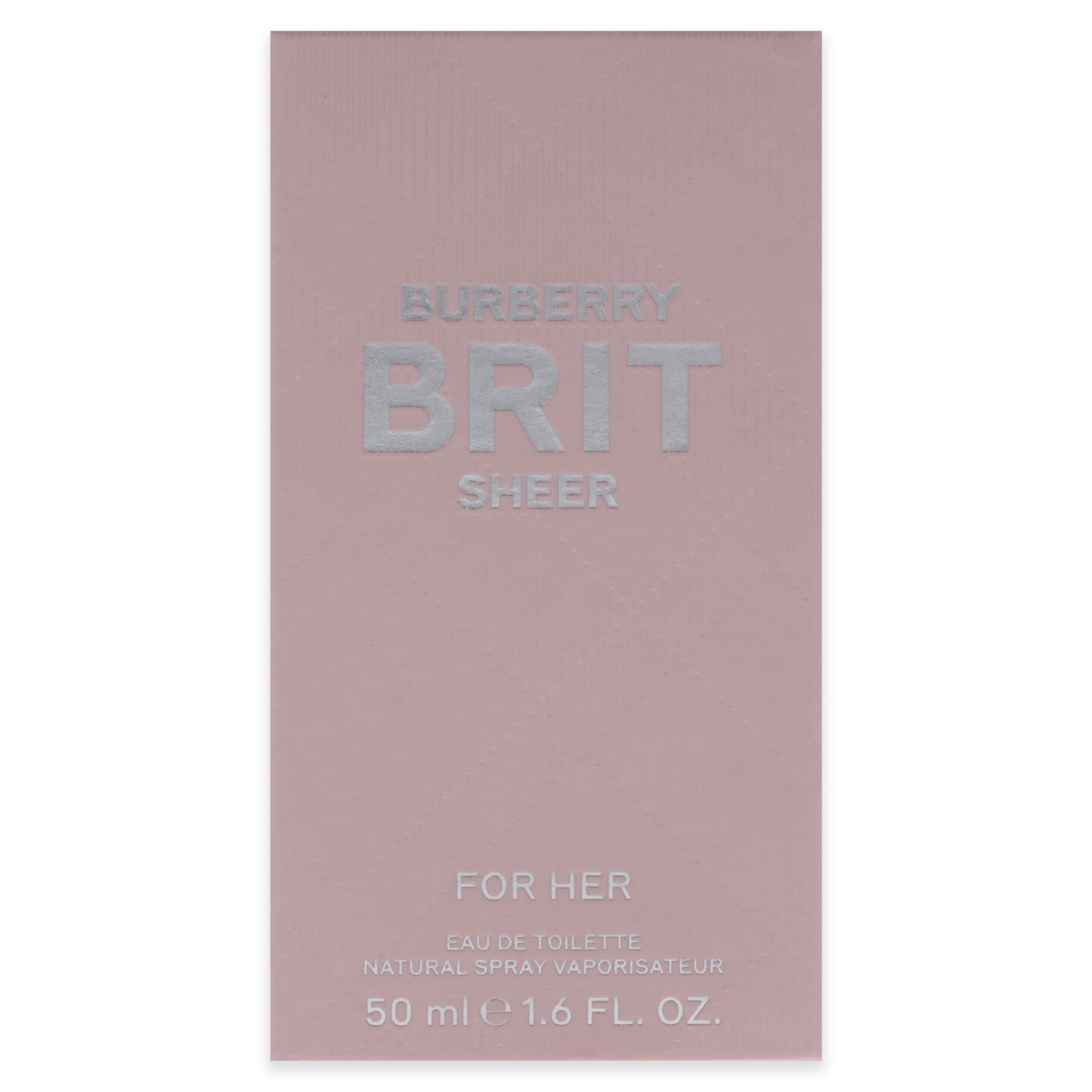 Foto 6 pulgar | Perfume Burberry Brit Sheer Eau De Toilette 50 ml - Venta Internacional