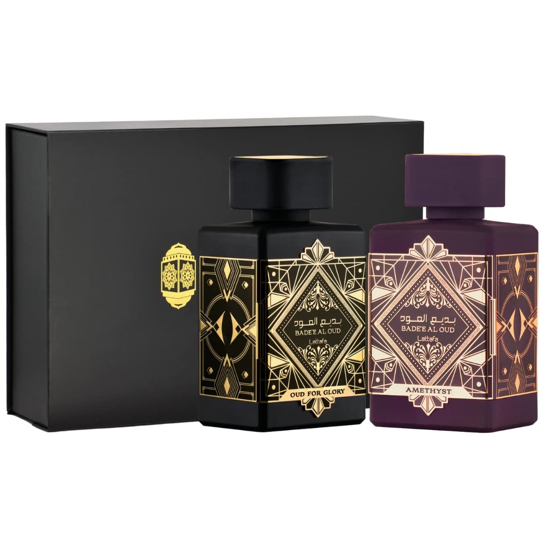 Perfumes Lattafa Bade'e Al Oud y Bade'e Al Oud Amet - Venta Internacional