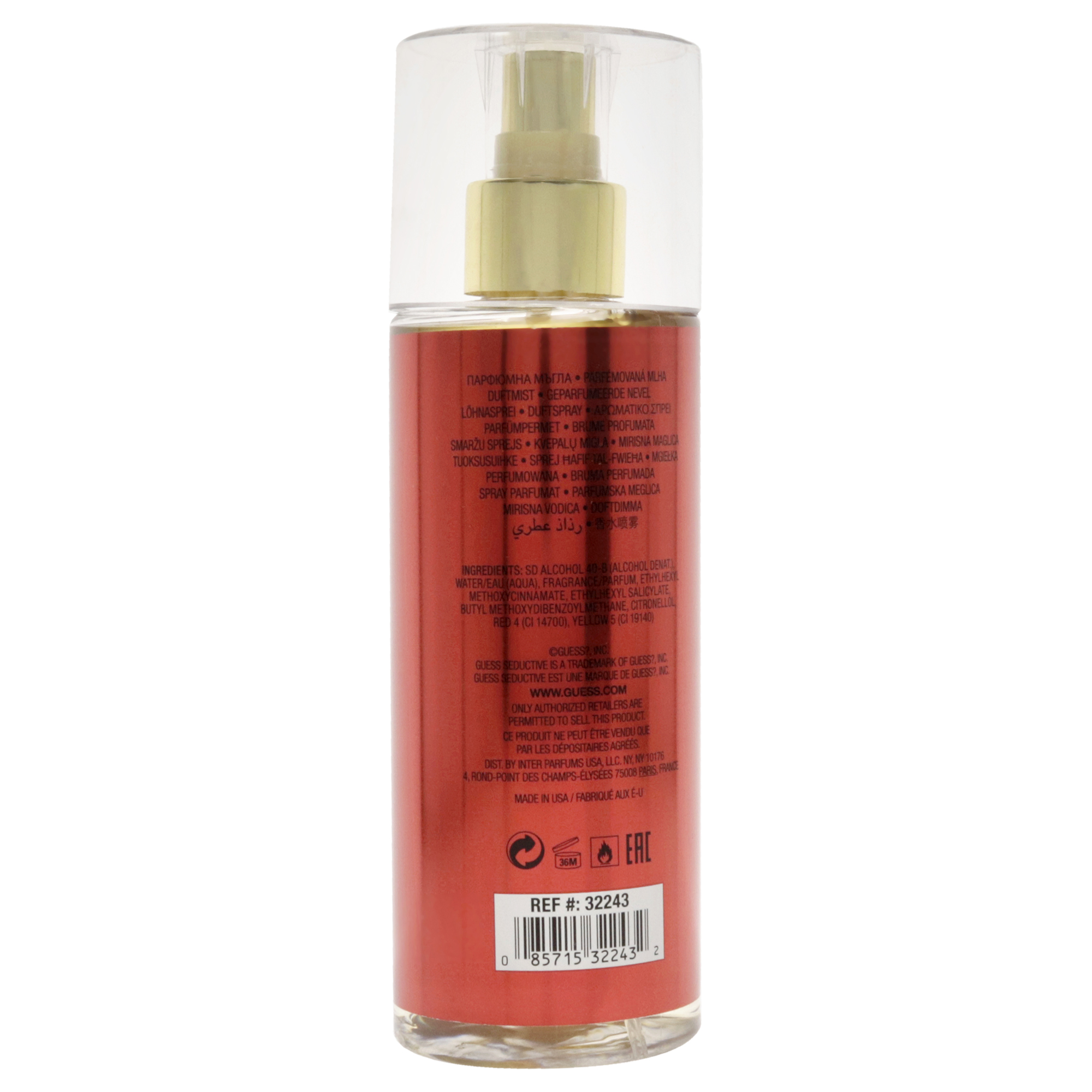 Foto 3 pulgar | Fragrancia Mist Guess Seductive Red para Mujer 250 ml - Venta Internacional
