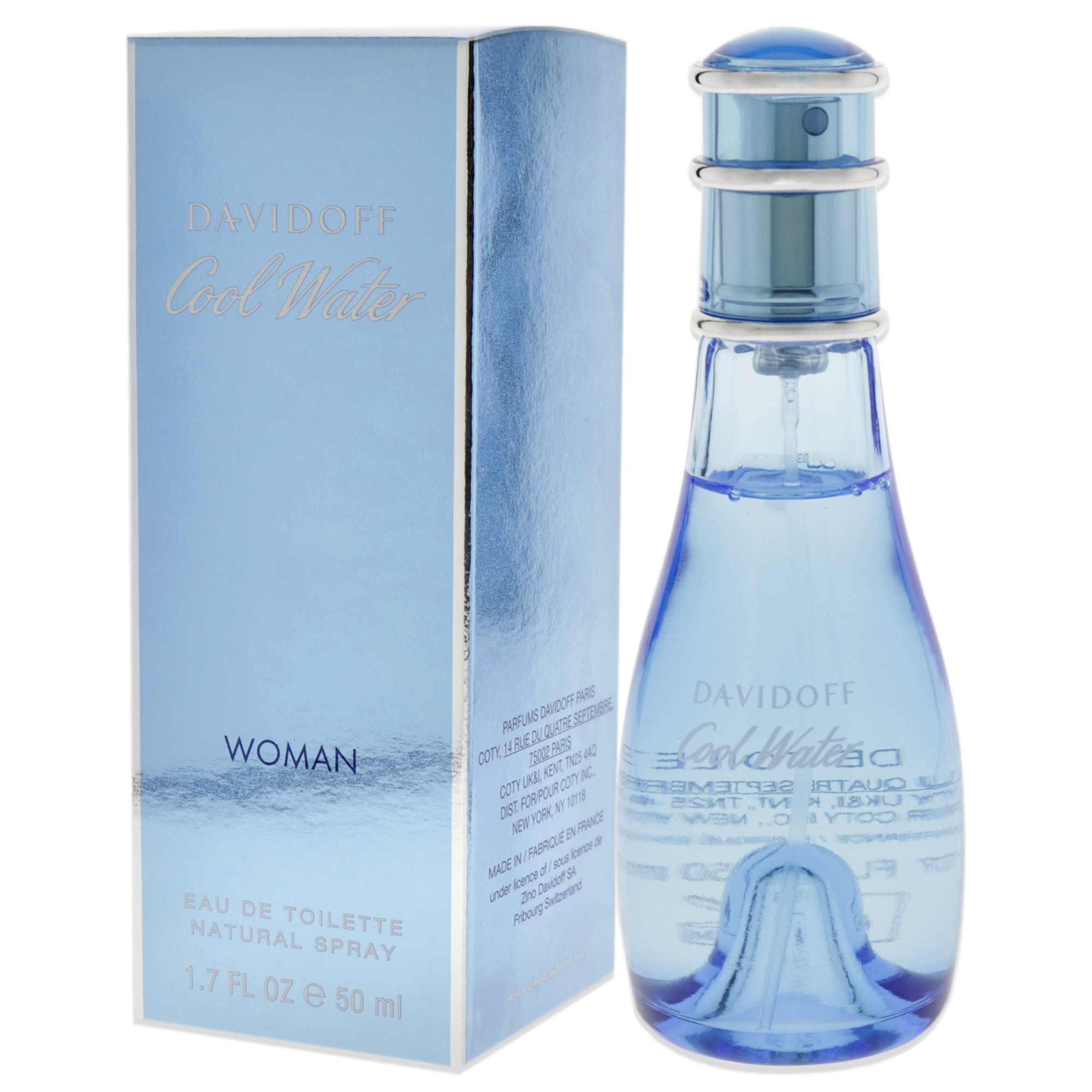Foto 5 pulgar | Perfume Davidoff Cool Water Para Mujer 50 Ml - Venta Internacional.