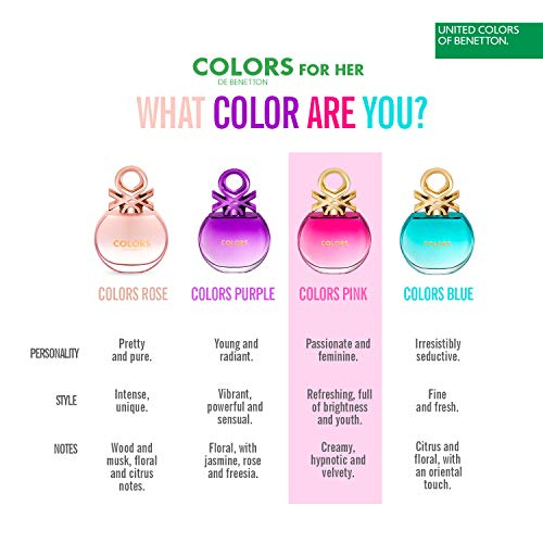 Foto 7 pulgar | Perfume Benetton Colors Eau de Toilette 80 ml para Mujer - Venta Internacional