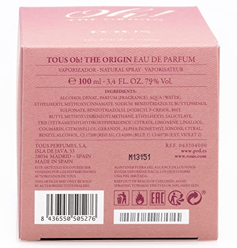 Foto 5 pulgar | Perfume Tous Oh The Origin Eau De Parfum Para Mujer 100 Ml - Venta Internacional