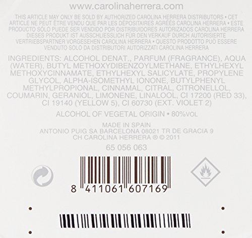 Foto 7 pulgar | Perfume Carolina Herrera Ch Eau De Toilette 50 Ml para Mujer - Venta Internacional