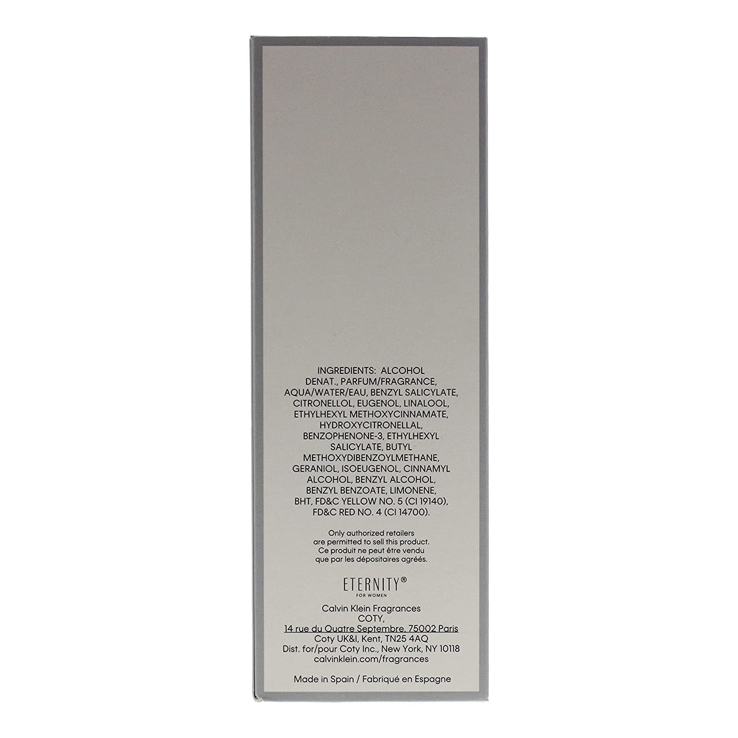 Foto 5 pulgar | Perfume Calvin Klein Eternity Eau De Parfum 100 Ml - Venta Internacional